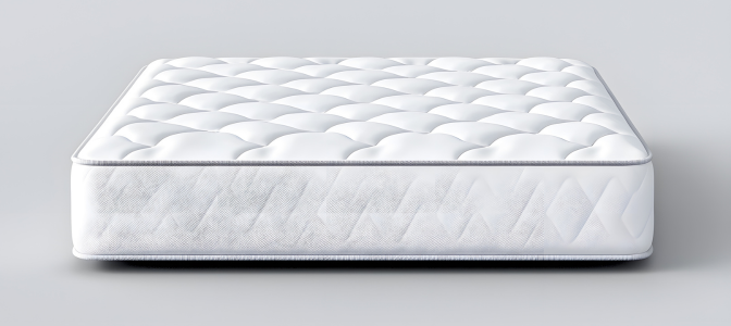 Colchão feito com espuma para colchão por metro, mostrando acabamento macio e estrutura confortável